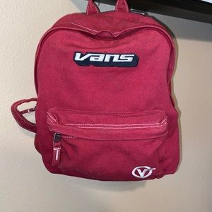 Red vans mini backpack